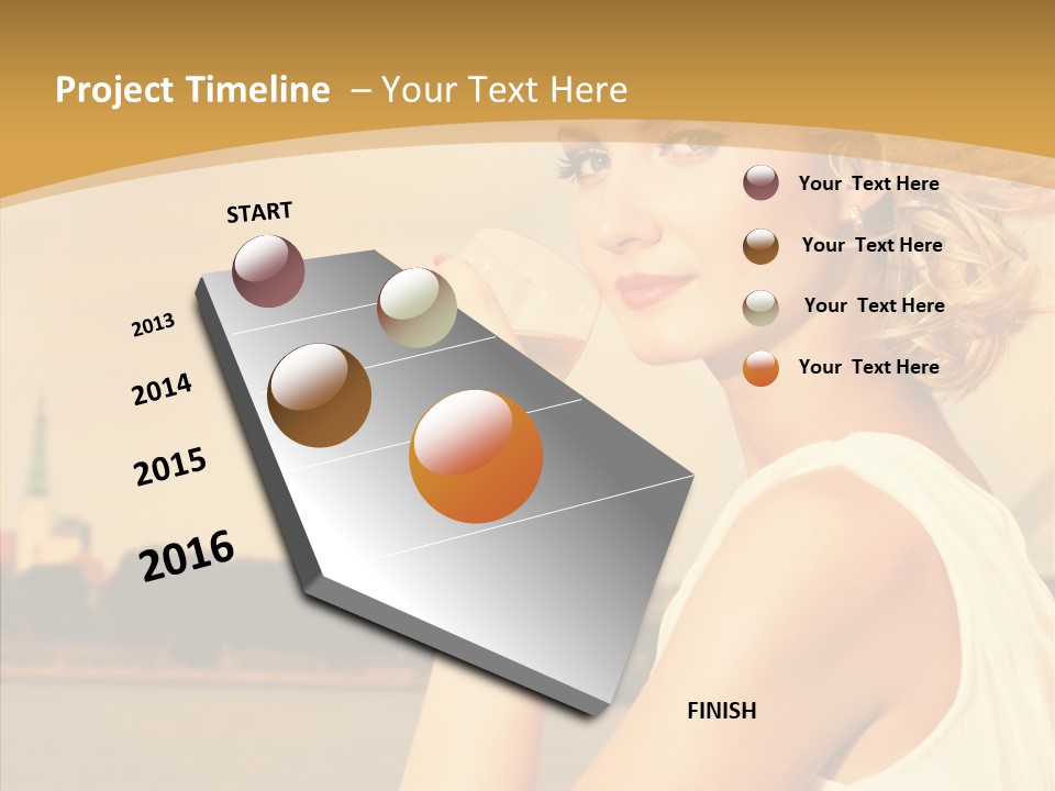 River Glamour Attractive PowerPoint Template