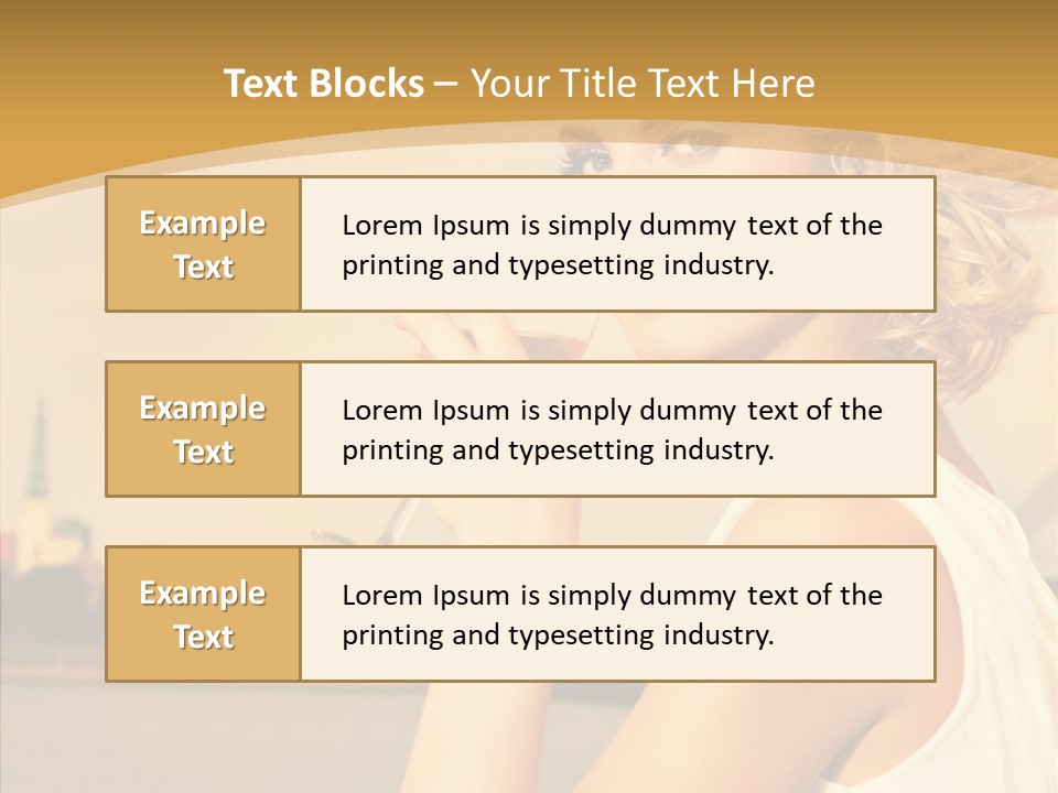 River Glamour Attractive PowerPoint Template