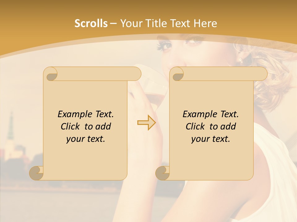 River Glamour Attractive PowerPoint Template