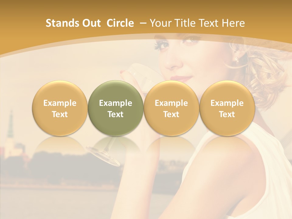 River Glamour Attractive PowerPoint Template