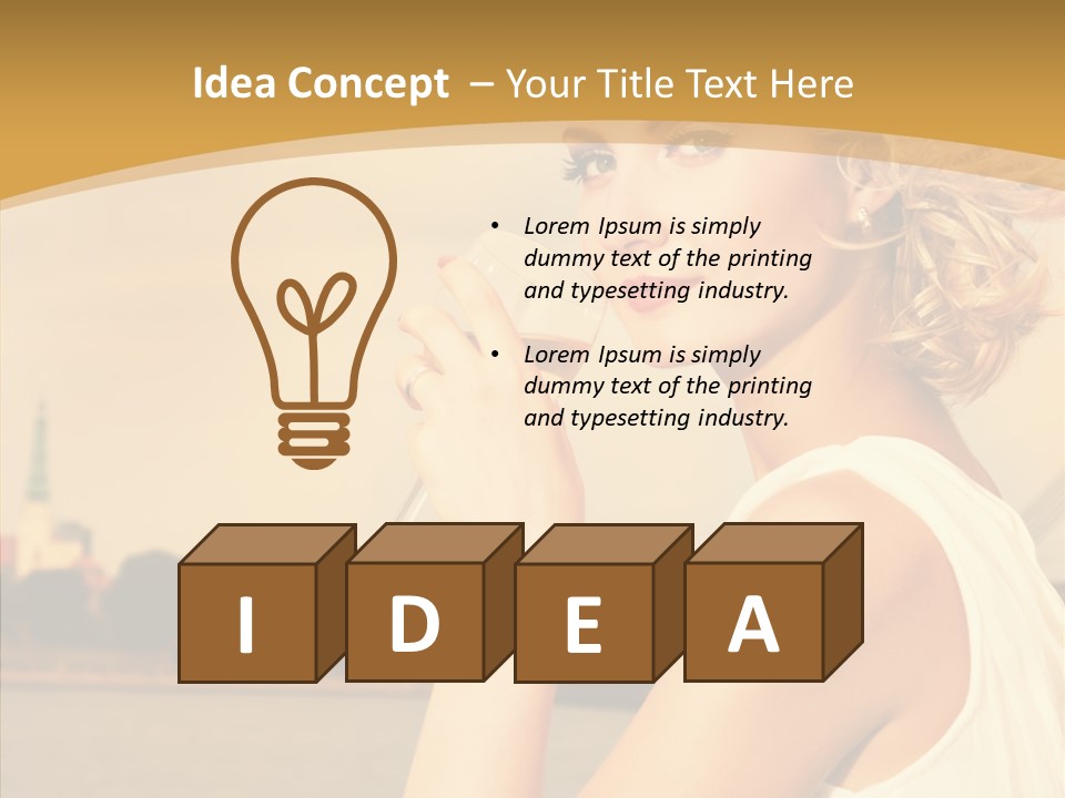 River Glamour Attractive PowerPoint Template