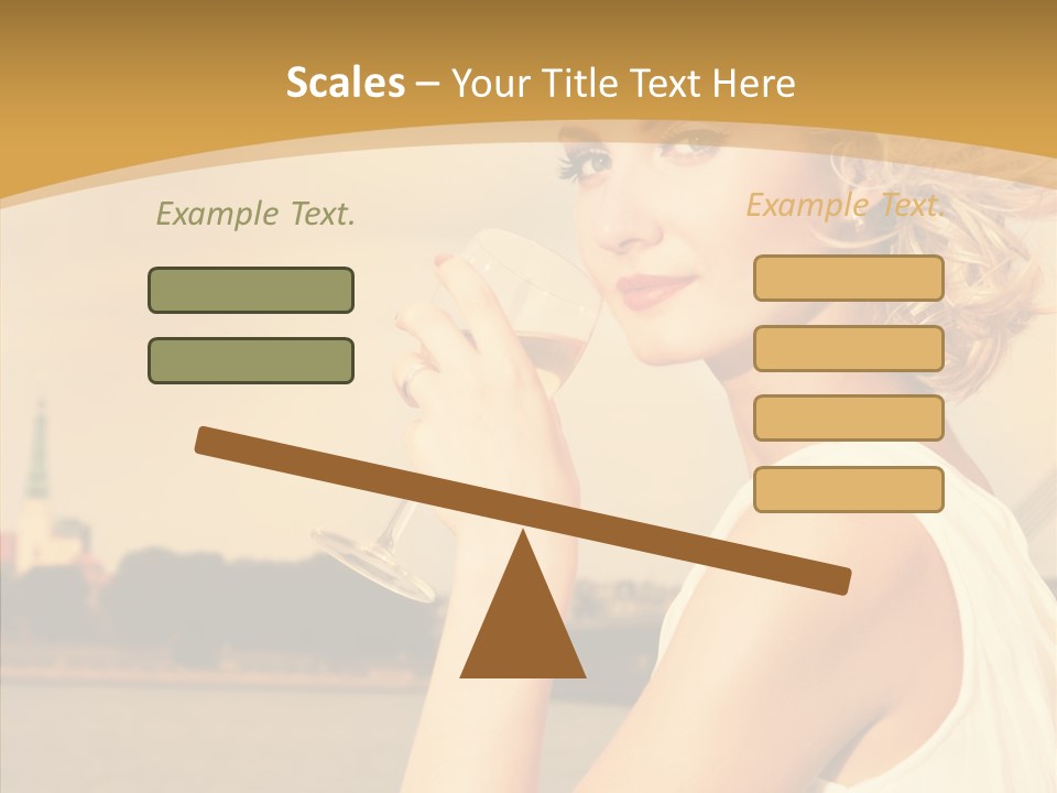 River Glamour Attractive PowerPoint Template