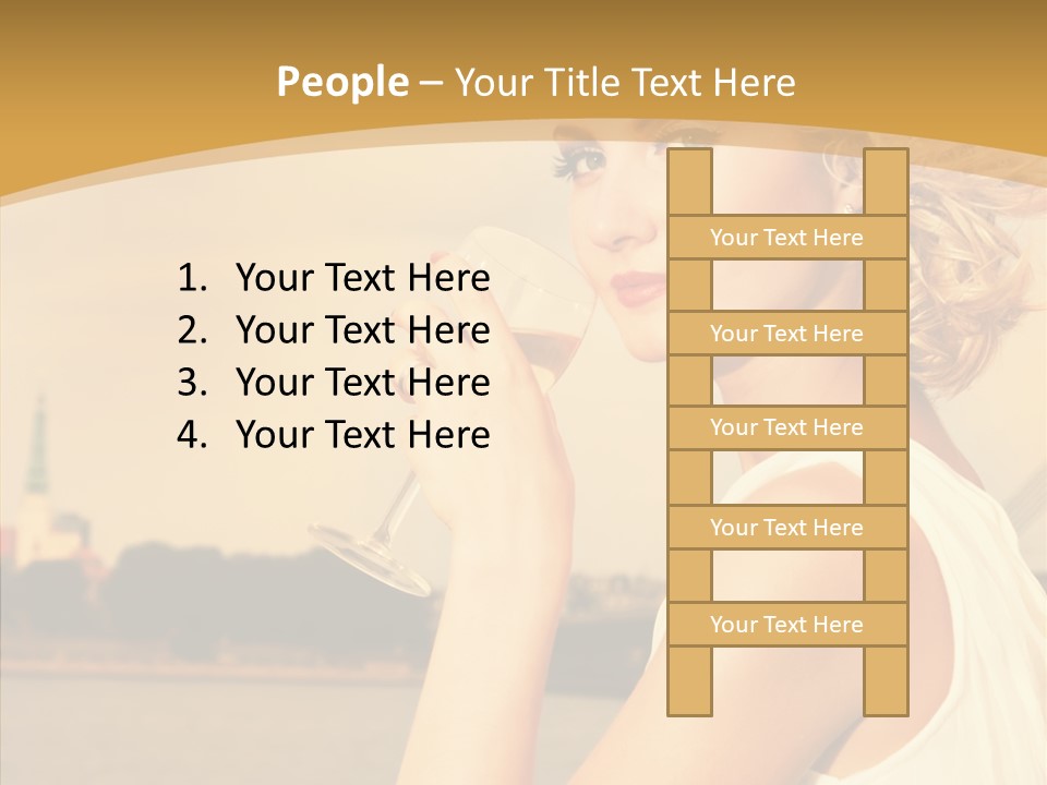 River Glamour Attractive PowerPoint Template
