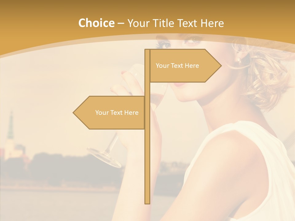 River Glamour Attractive PowerPoint Template