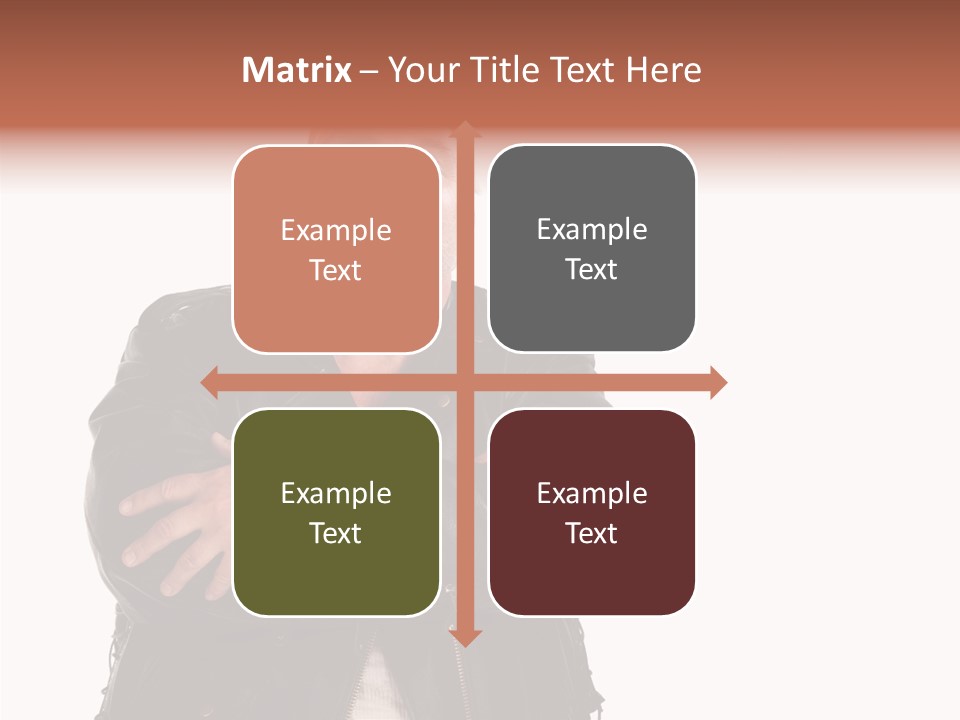 White One Denim PowerPoint Template