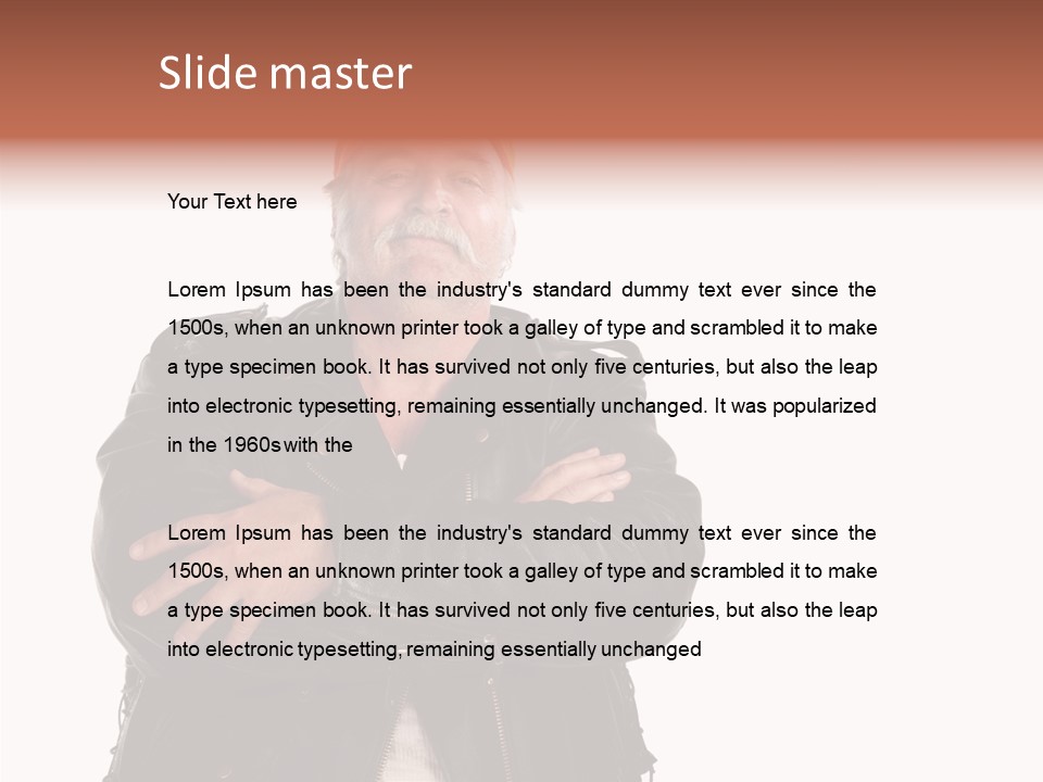 White One Denim PowerPoint Template