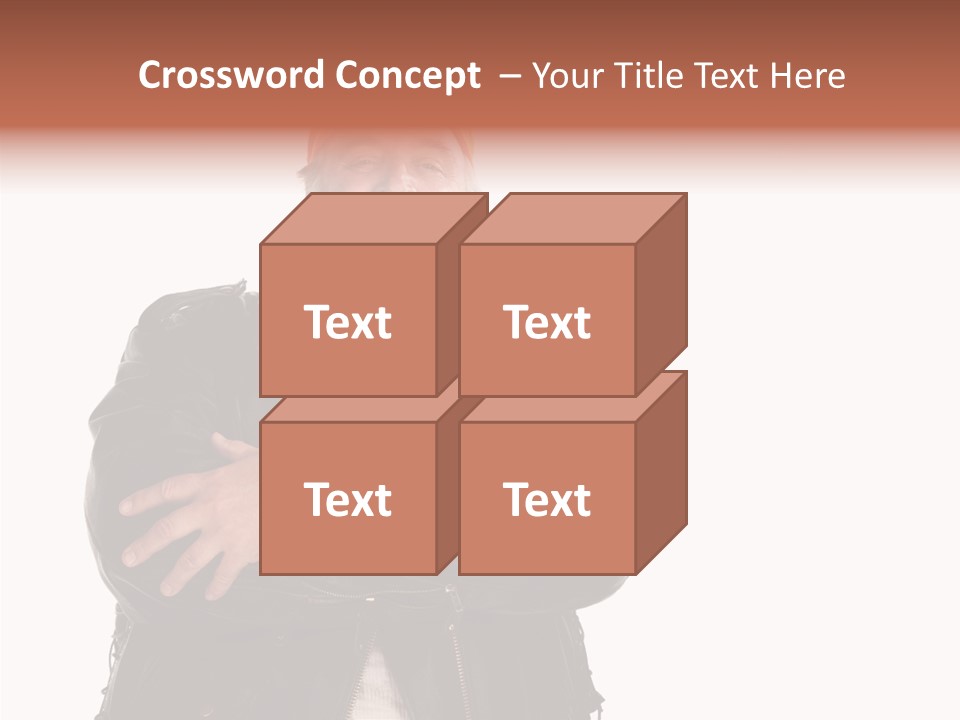 White One Denim PowerPoint Template