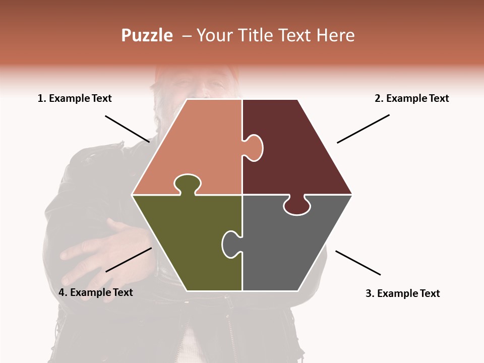 White One Denim PowerPoint Template