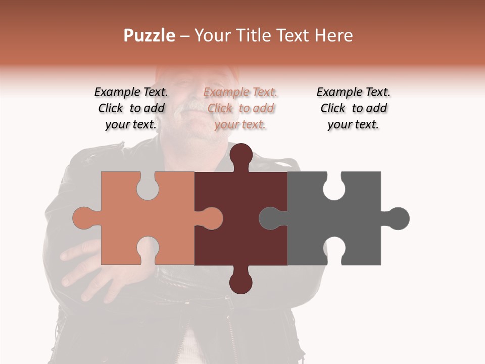 White One Denim PowerPoint Template