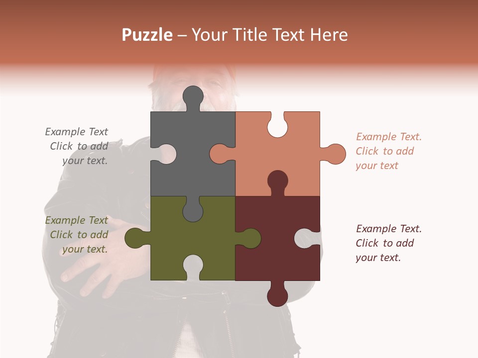 White One Denim PowerPoint Template