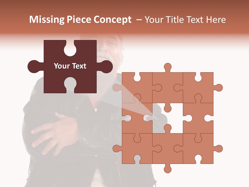 White One Denim PowerPoint Template