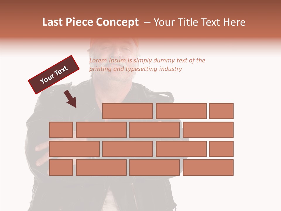 White One Denim PowerPoint Template