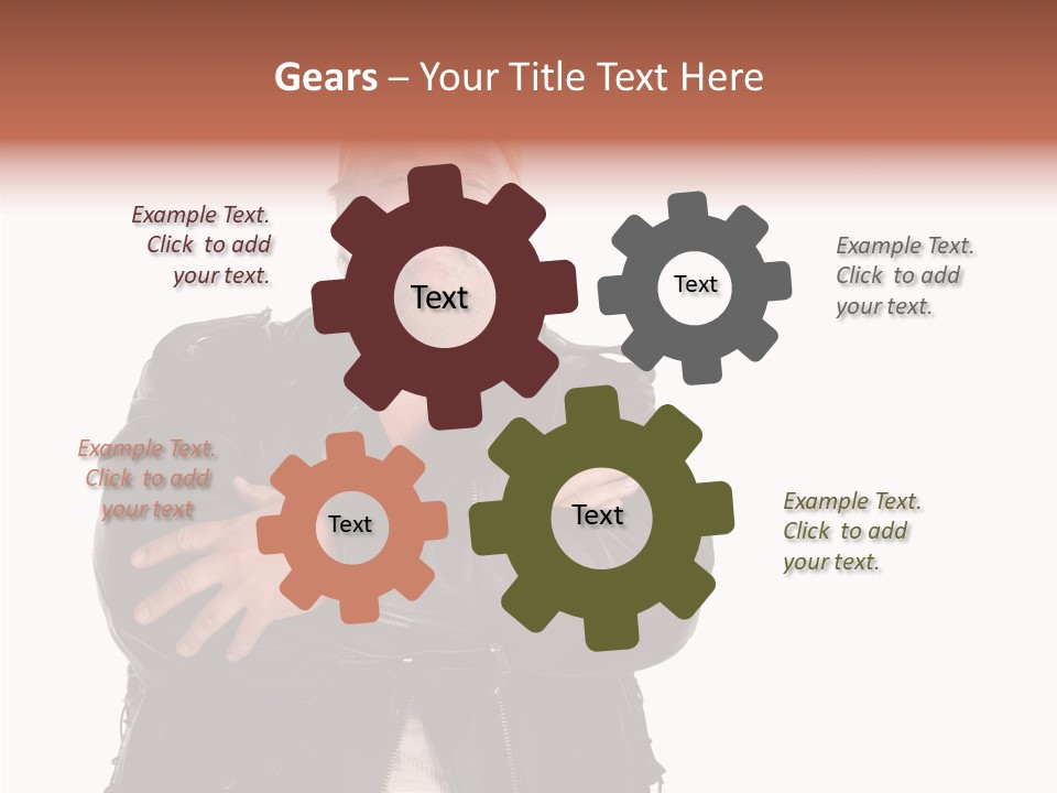 White One Denim PowerPoint Template