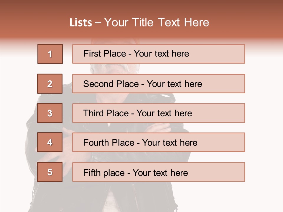 White One Denim PowerPoint Template