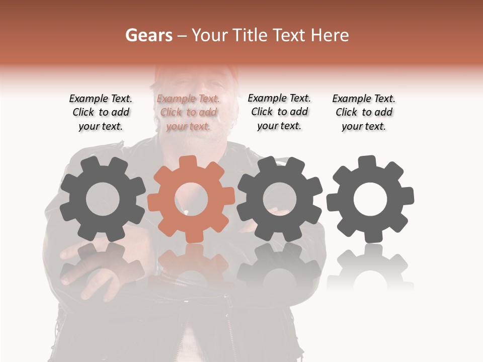 White One Denim PowerPoint Template