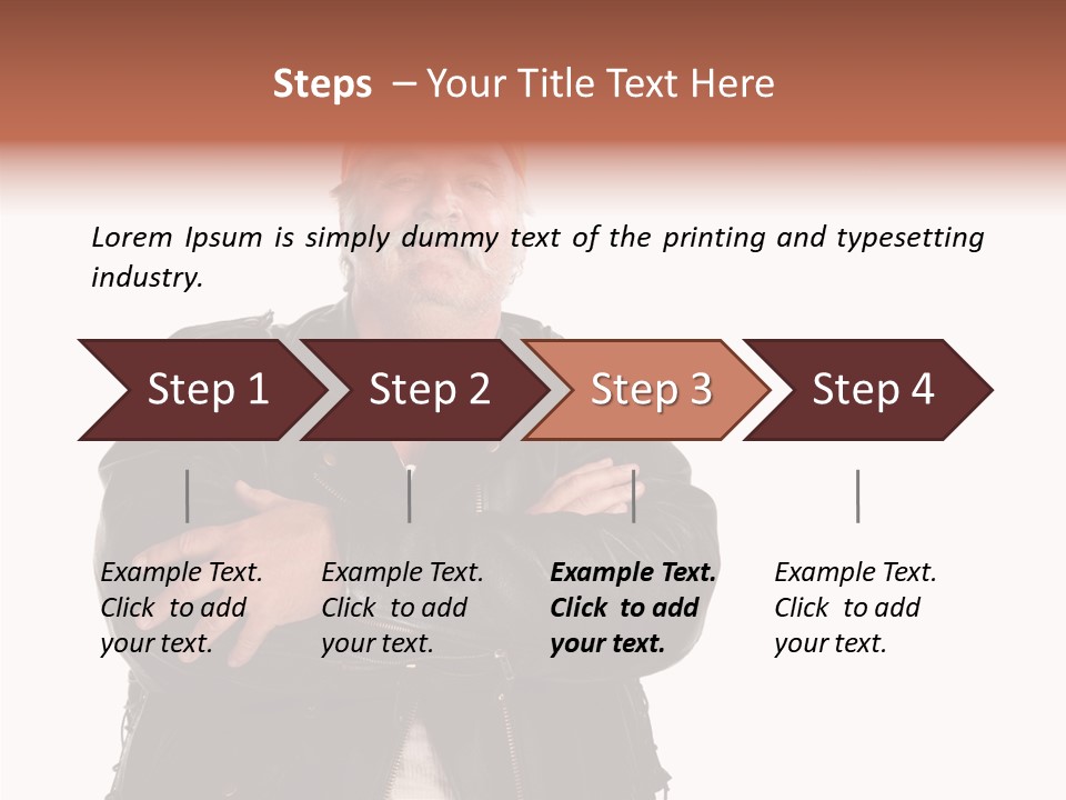 White One Denim PowerPoint Template