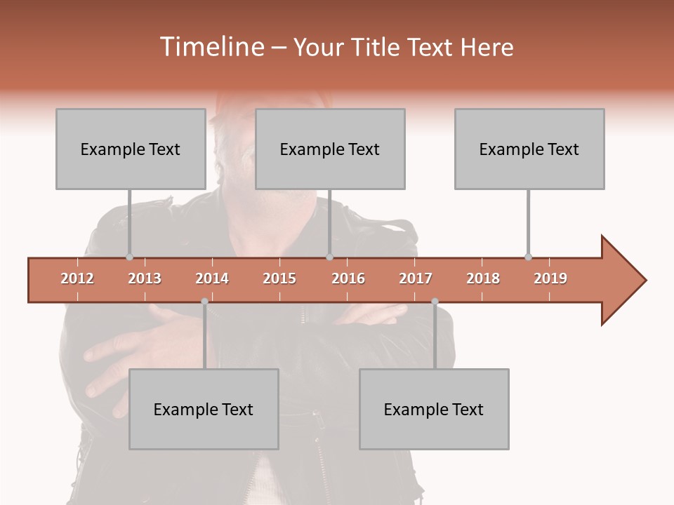 White One Denim PowerPoint Template