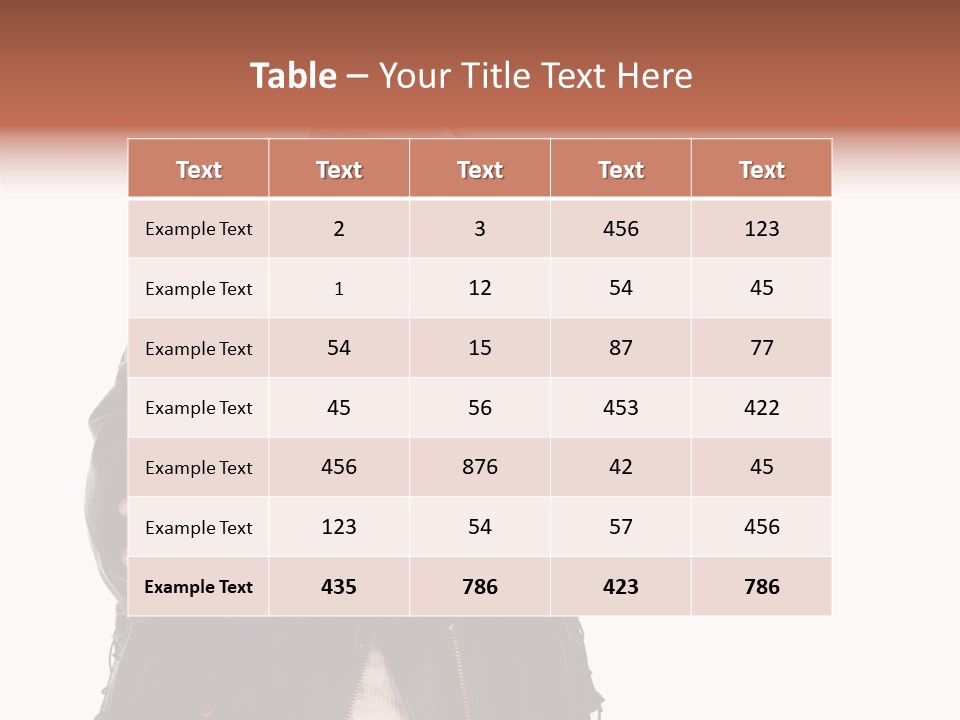 White One Denim PowerPoint Template