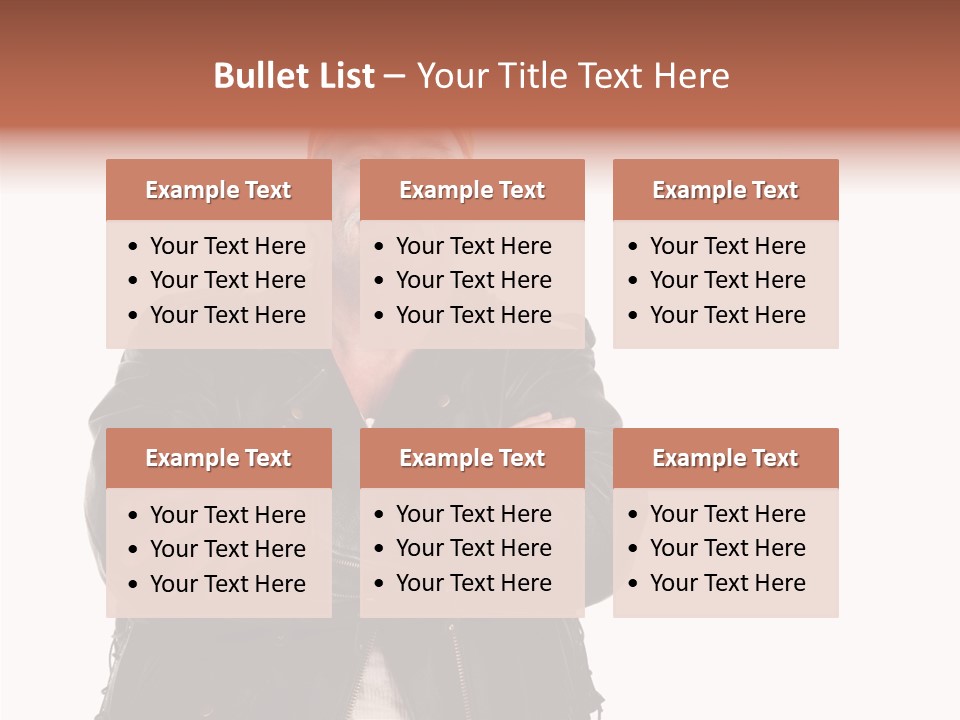 White One Denim PowerPoint Template