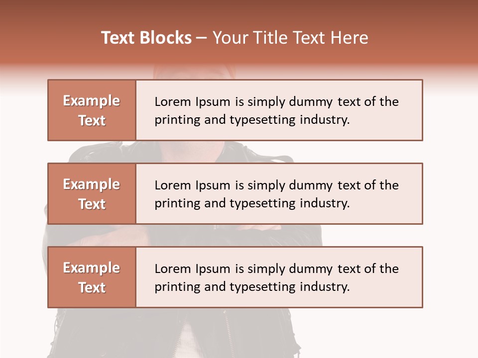 White One Denim PowerPoint Template