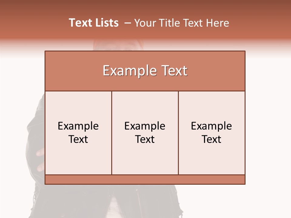 White One Denim PowerPoint Template
