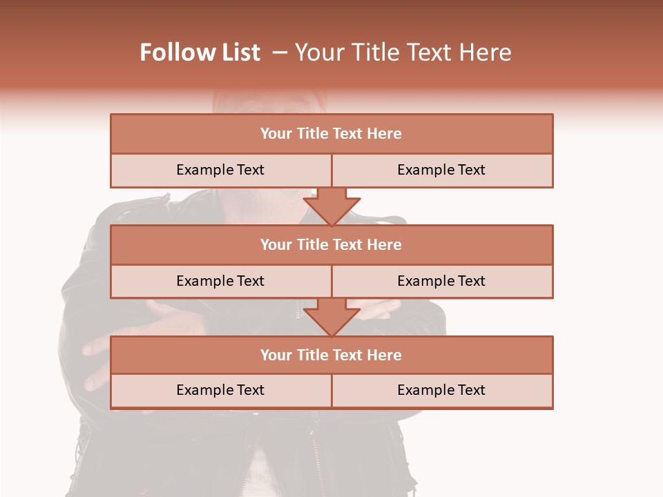 White One Denim PowerPoint Template