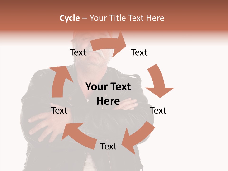 White One Denim PowerPoint Template