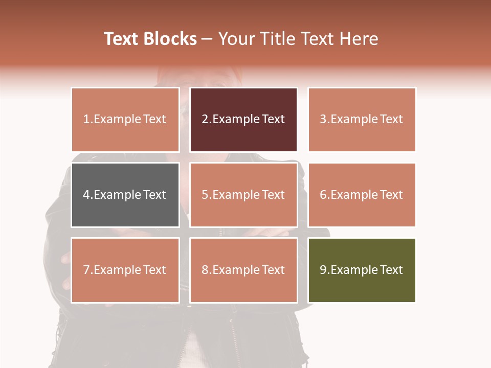 White One Denim PowerPoint Template