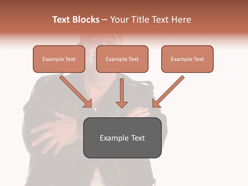 White One Denim PowerPoint Template