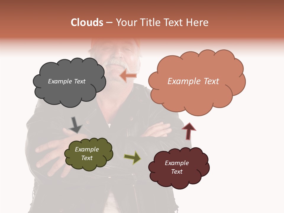 White One Denim PowerPoint Template