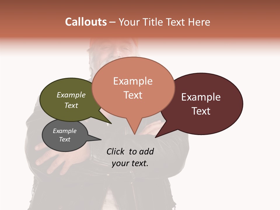 White One Denim PowerPoint Template