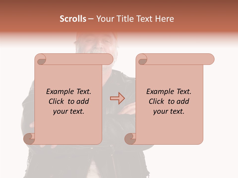 White One Denim PowerPoint Template