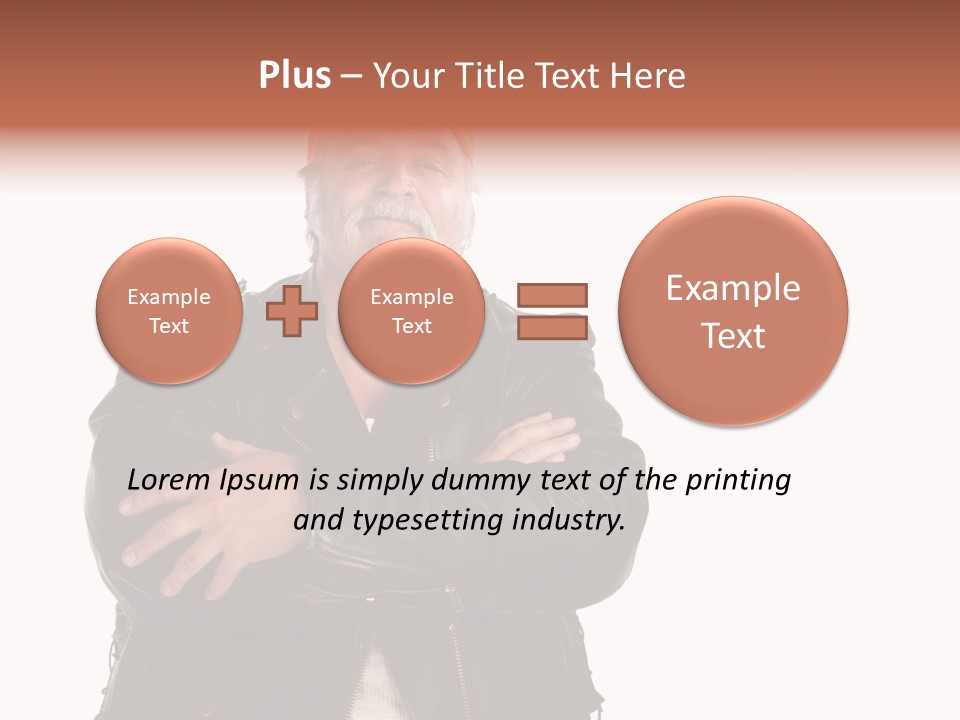 White One Denim PowerPoint Template