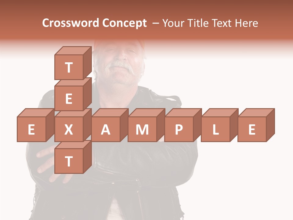 White One Denim PowerPoint Template