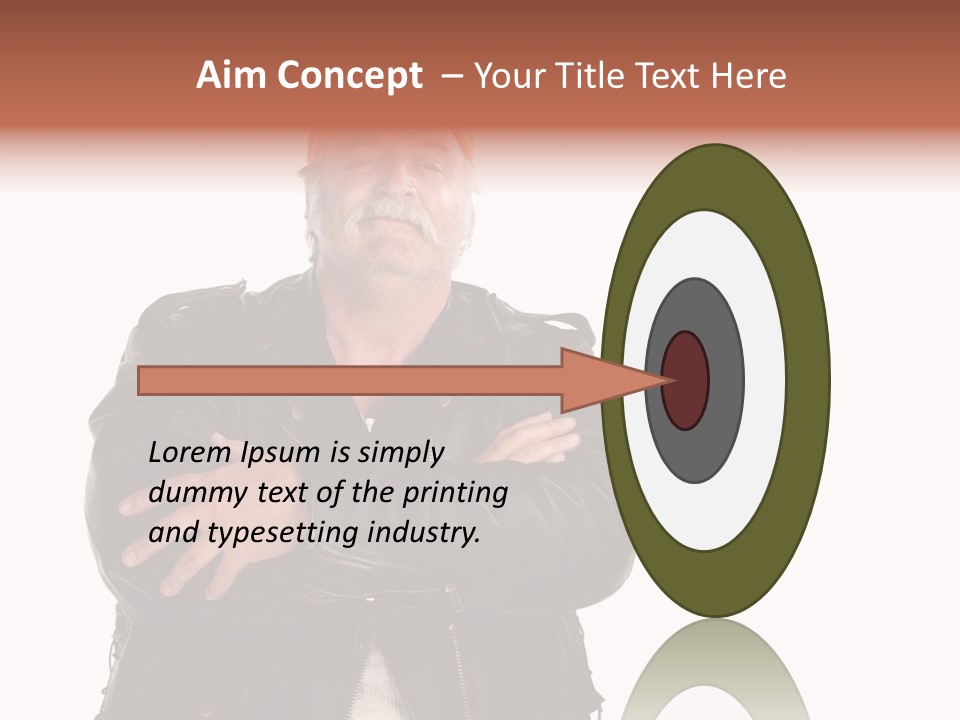 White One Denim PowerPoint Template