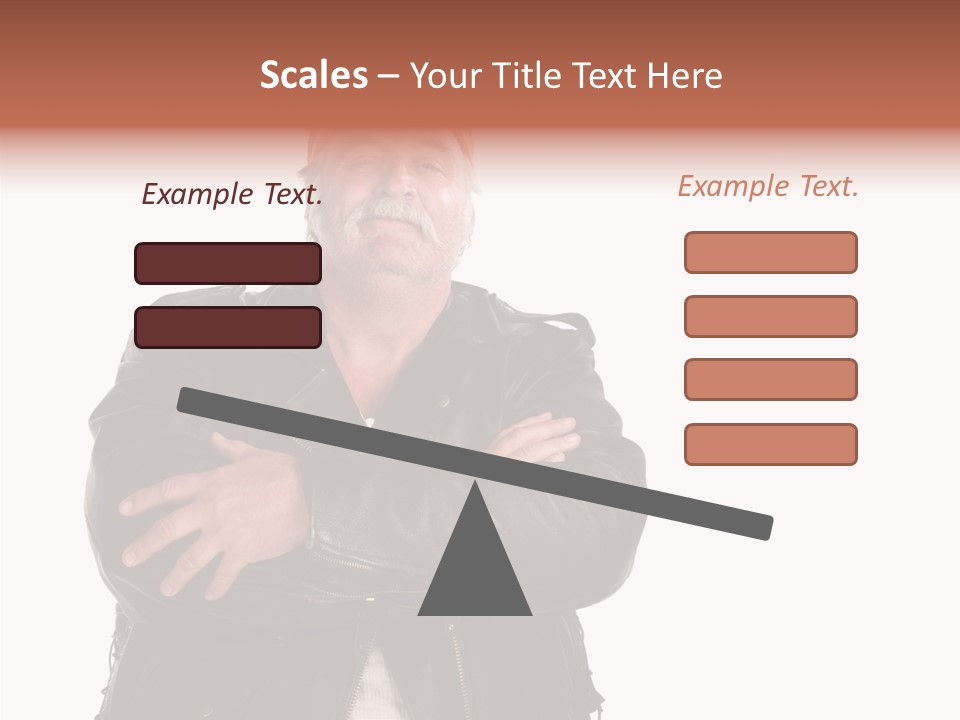 White One Denim PowerPoint Template