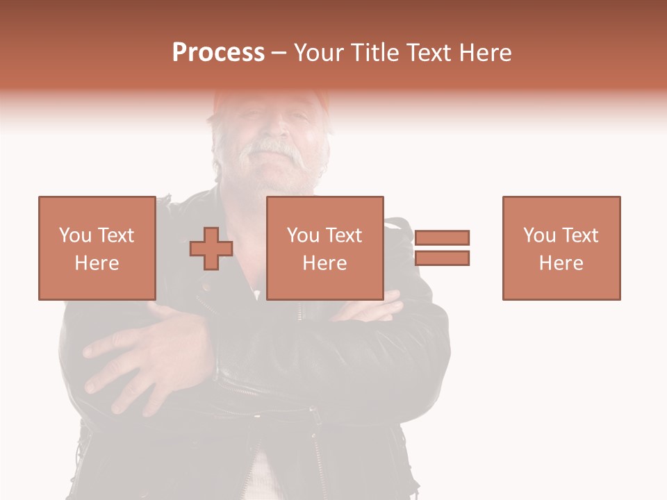 White One Denim PowerPoint Template