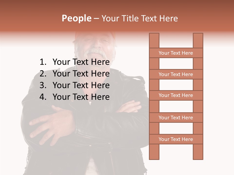 White One Denim PowerPoint Template