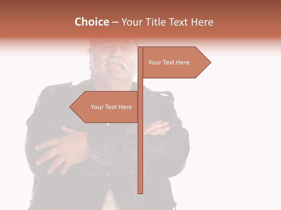 White One Denim PowerPoint Template