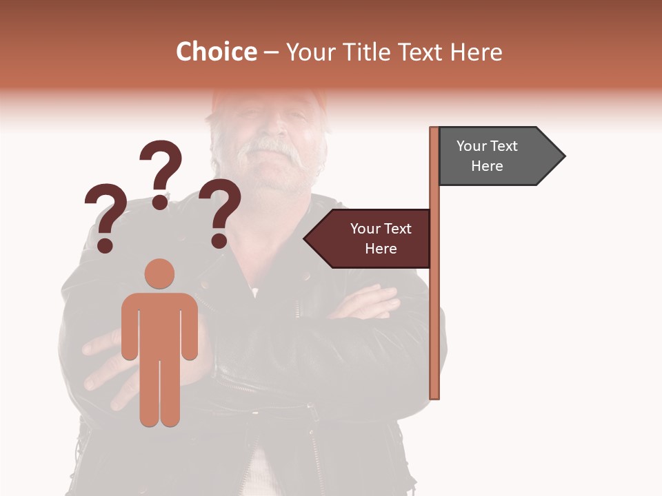 White One Denim PowerPoint Template