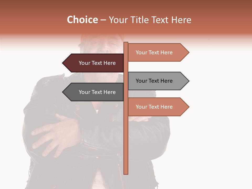 White One Denim PowerPoint Template