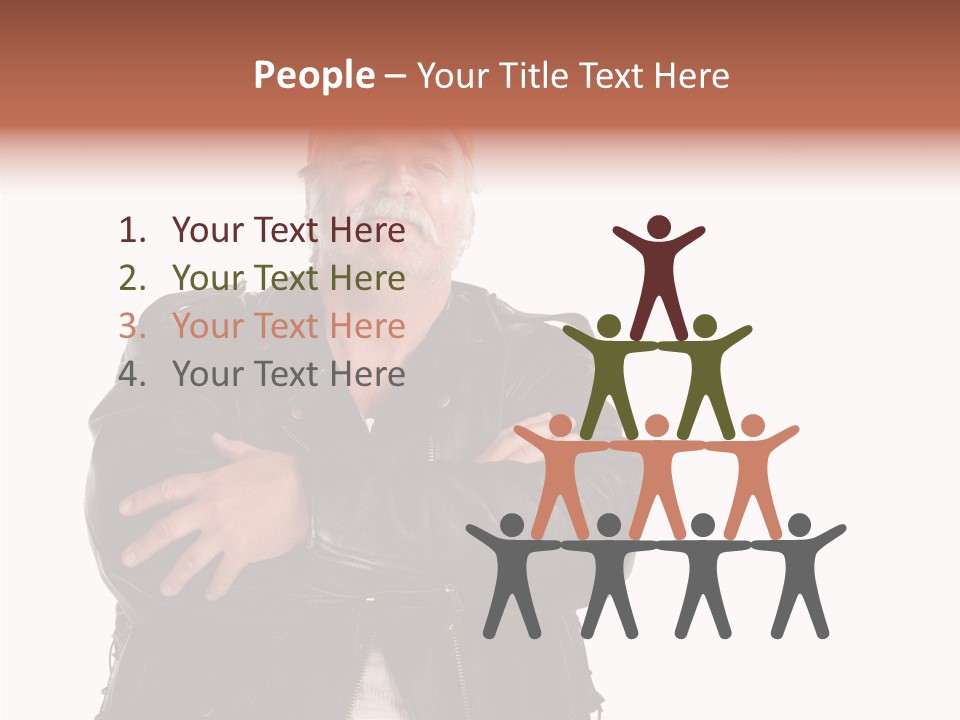 White One Denim PowerPoint Template