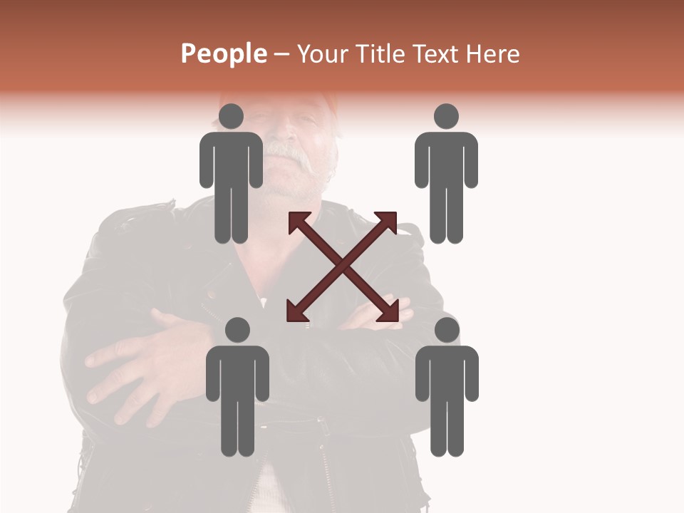 White One Denim PowerPoint Template