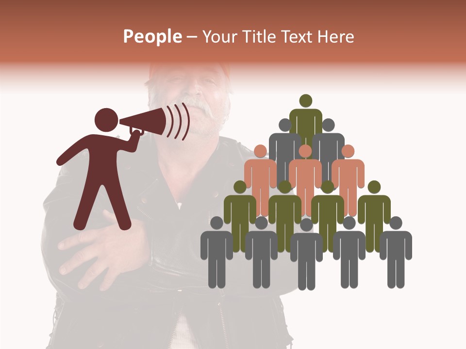 White One Denim PowerPoint Template