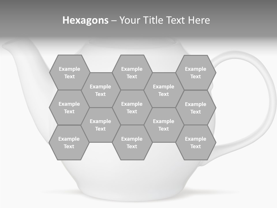 White English Teapot PowerPoint Template