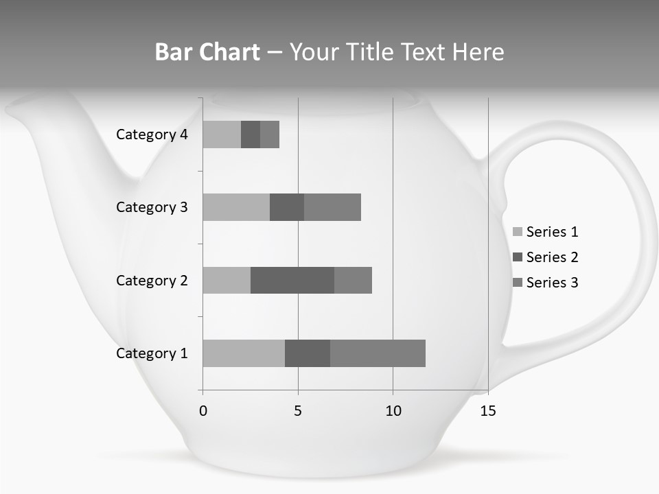 White English Teapot PowerPoint Template