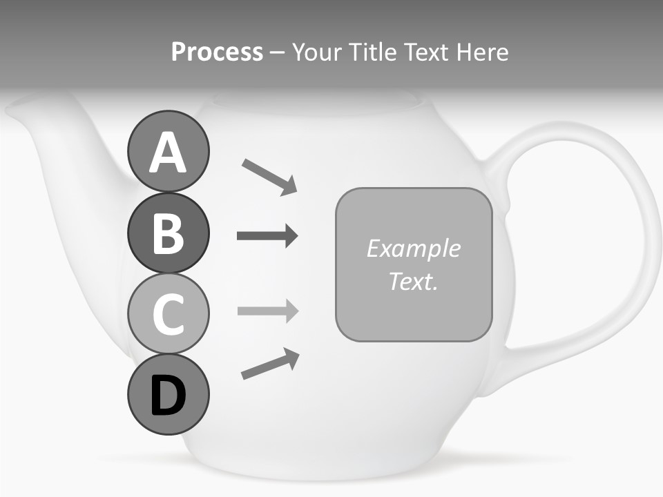 White English Teapot PowerPoint Template