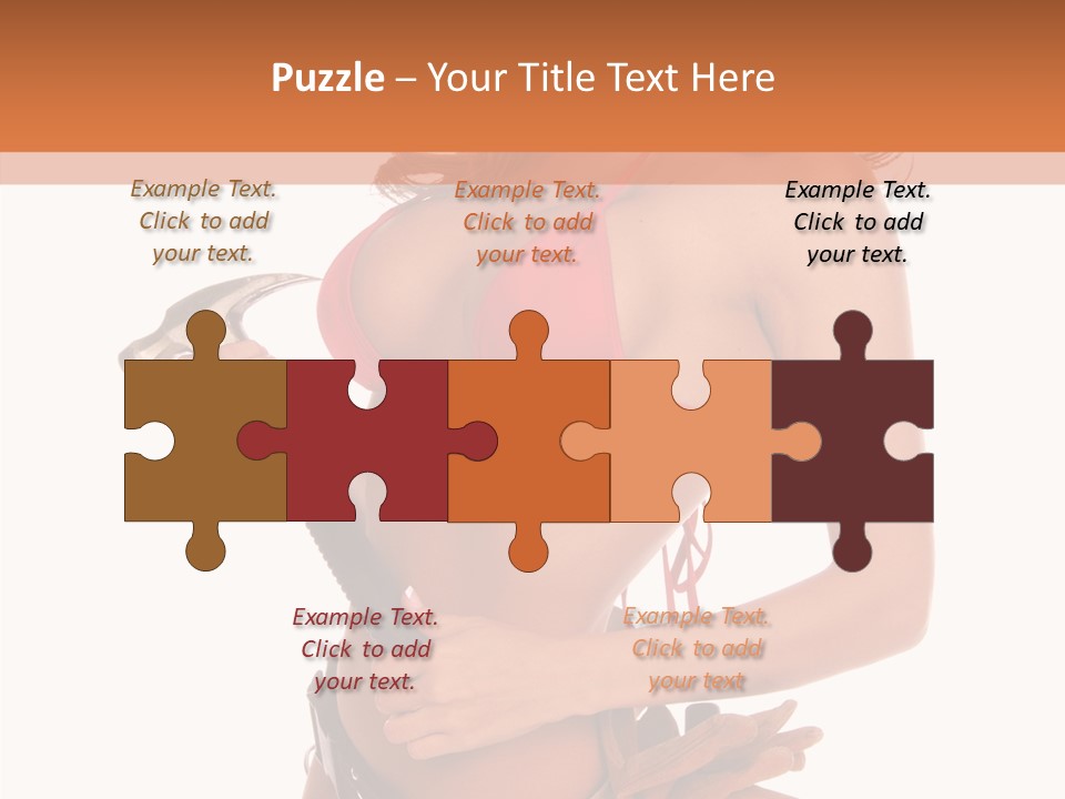 Boobs Construction Women PowerPoint Template