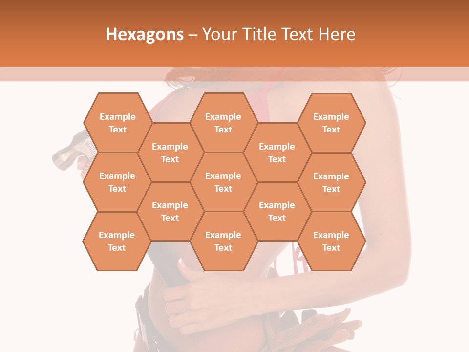 Boobs Construction Women PowerPoint Template