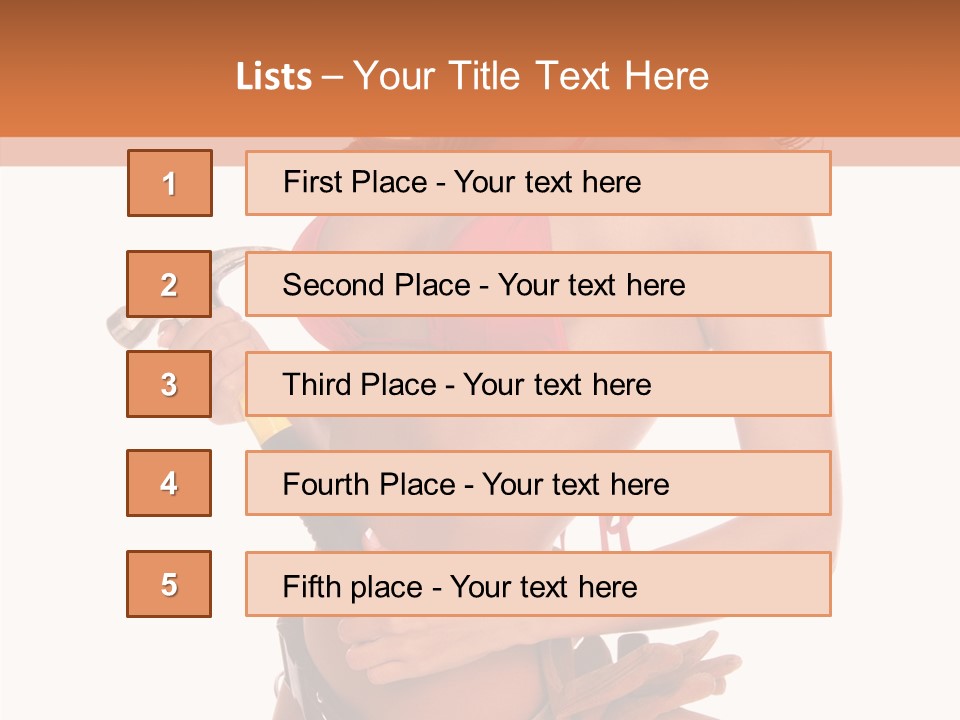 Boobs Construction Women PowerPoint Template